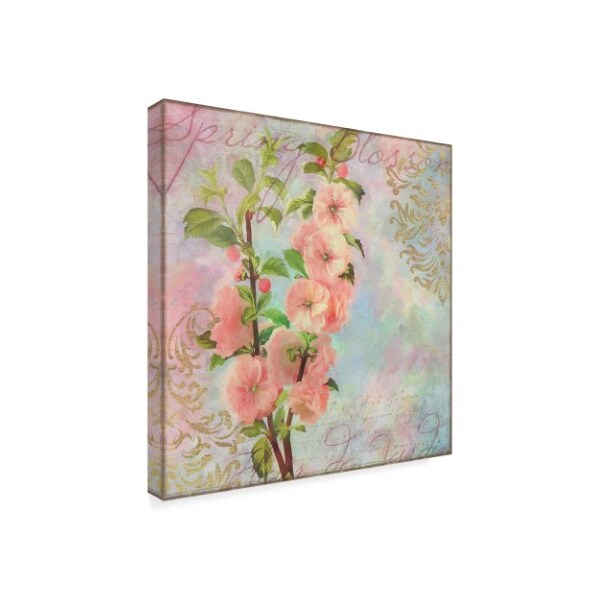 Cora Niele 'Blossoming Pink Flowers' Canvas Art,14x14